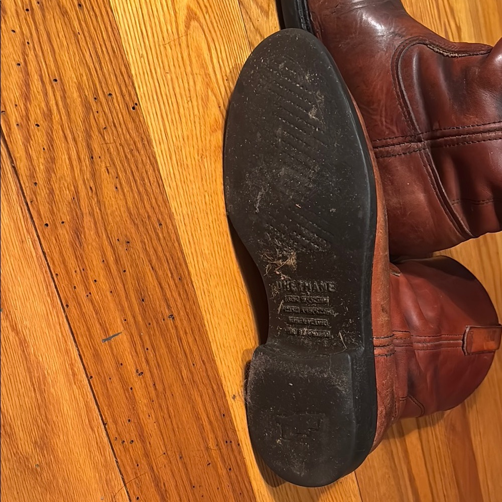 Red Wing Shoes Brown Leather Boots Classic Design - Picture 4 of 7